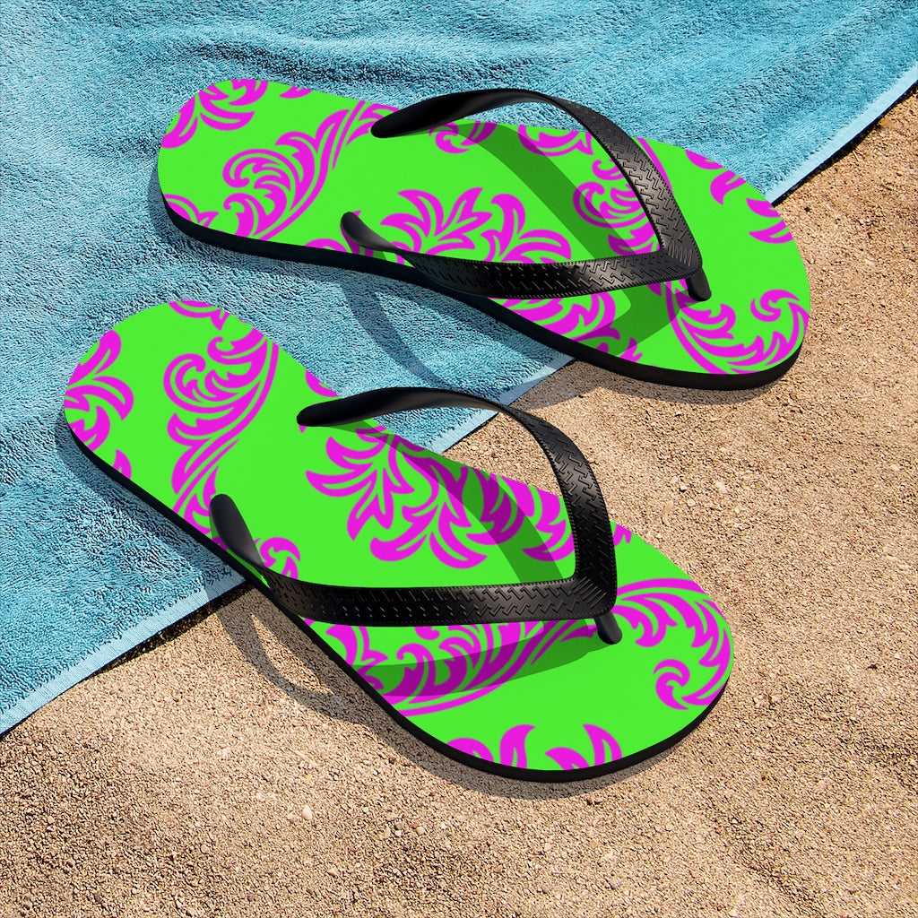 Unisex Neon Flip-Flops