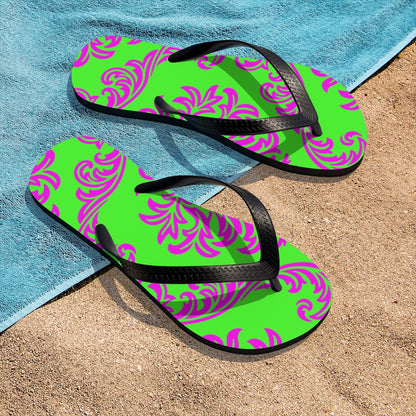 Unisex Neon Flip-Flops