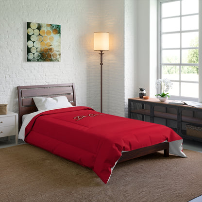 Comforter. Red