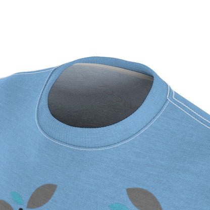 De conicci Authentic rare shirt. Zip flower Blue