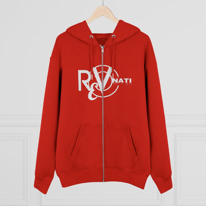 Revonati hoodie red/white