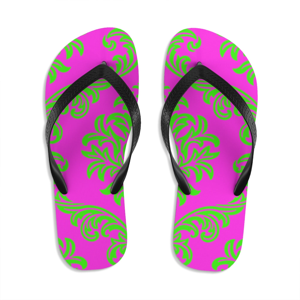 Unisex Neon Flip-Flops