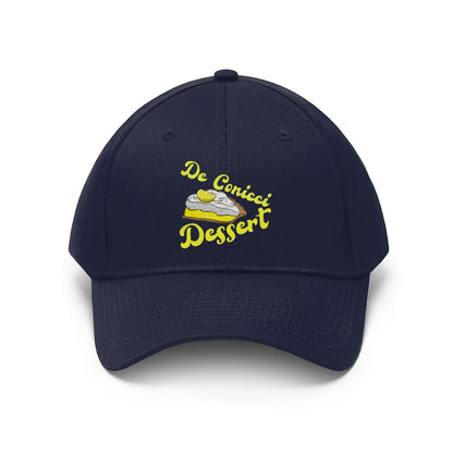 Lemon pie dessert cap white