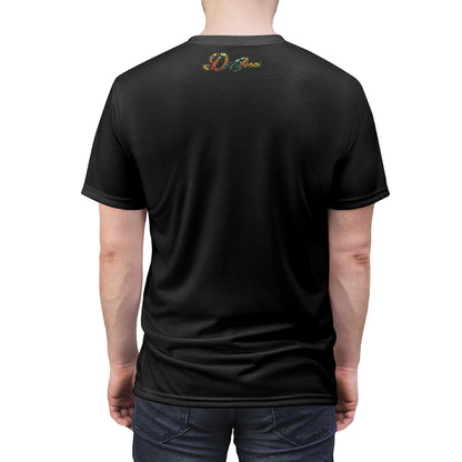 Wrap around shirt black