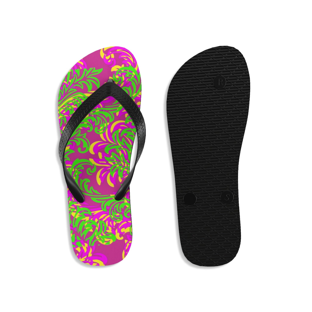 Unisex Neon Flip-Flops