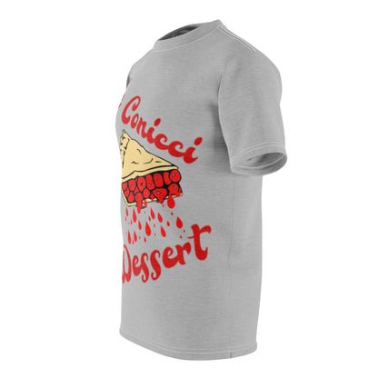 Cherry pie dessert gray