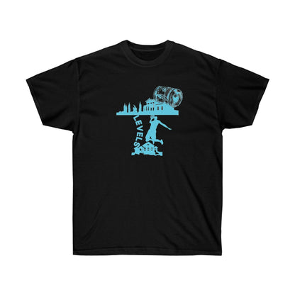 Levels Tee Carolina blue/black