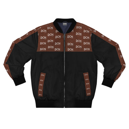 DCN Jacket Authentic Rawhide Style Print Brown and Black