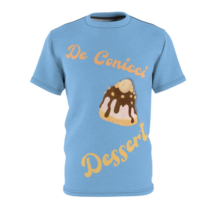 Chocolate banana dessert blue