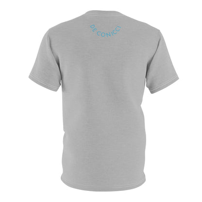 De conicci Authentic rare shirt. Zip flower silver
