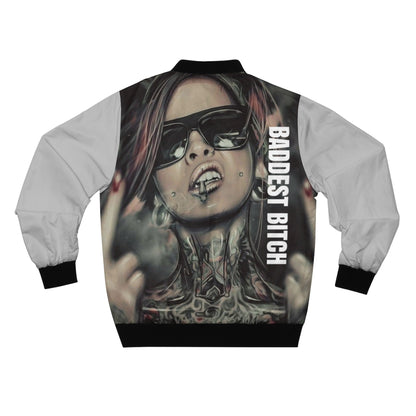 De Conicci Baddest Bitch Bomber Jacket.