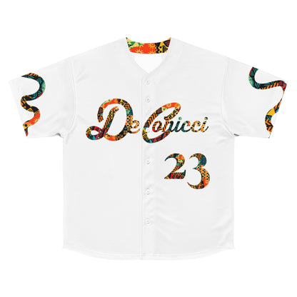 Wrap around Men's Baseball Jersey white