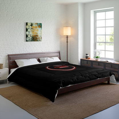 Comforter with classic logo