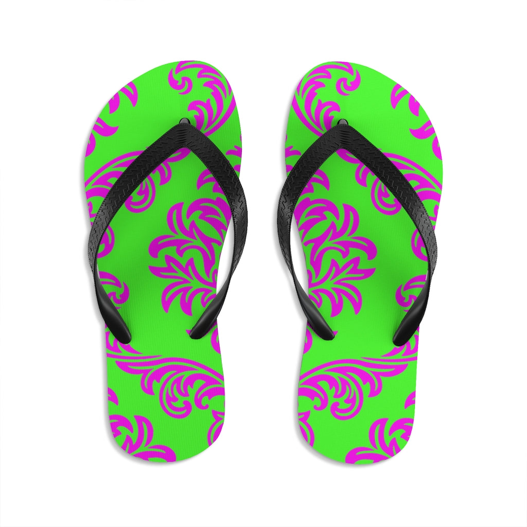 Unisex Neon Flip-Flops