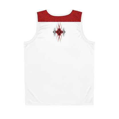 Tribal Basketball Jersey Red/Black/White