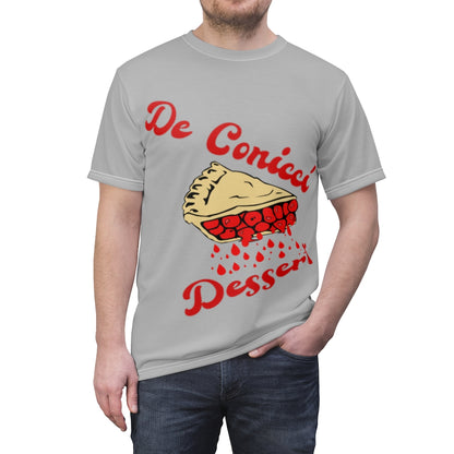 Cherry pie dessert gray