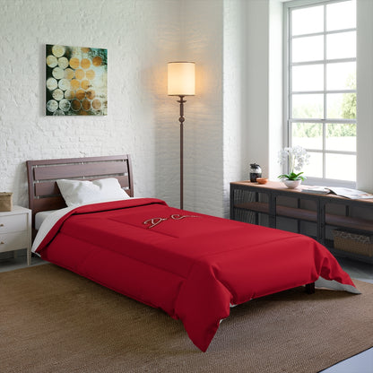 Comforter. Red