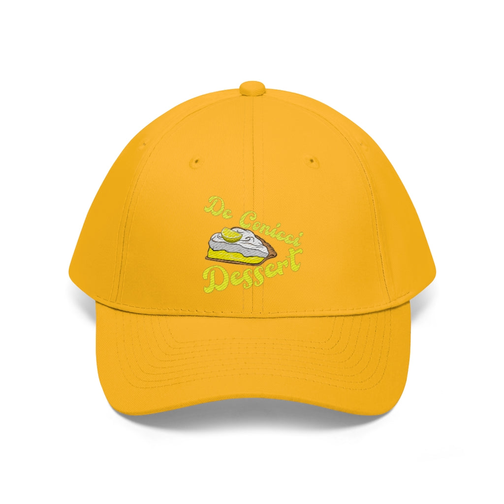 Lemon Pie dessert cap yellow