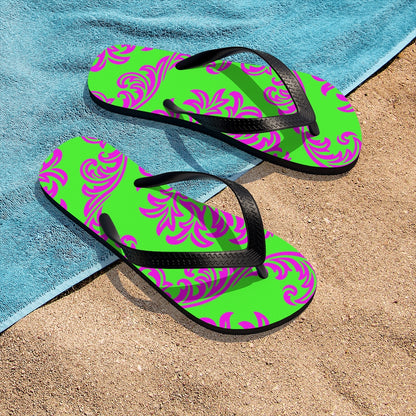 Unisex Neon Flip-Flops