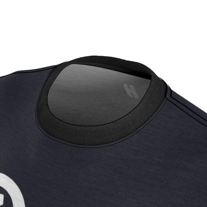 Navy blue short sleeve with logo