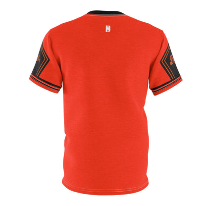 Basketball orange shoe short sleeve