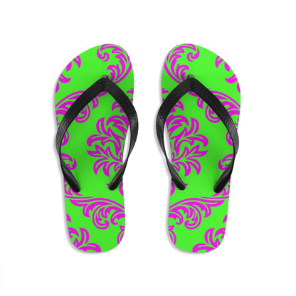 Unisex Neon Flip-Flops