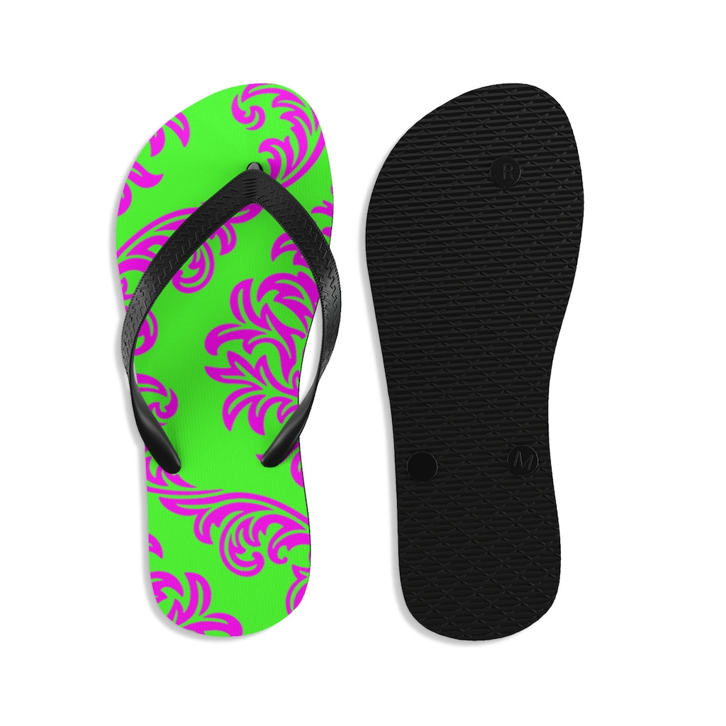 Unisex Neon Flip-Flops