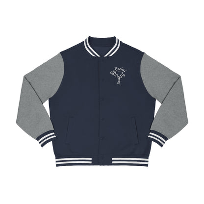 De Conicci Black Varsity Jacket