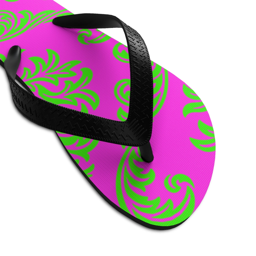 Unisex Neon Flip-Flops