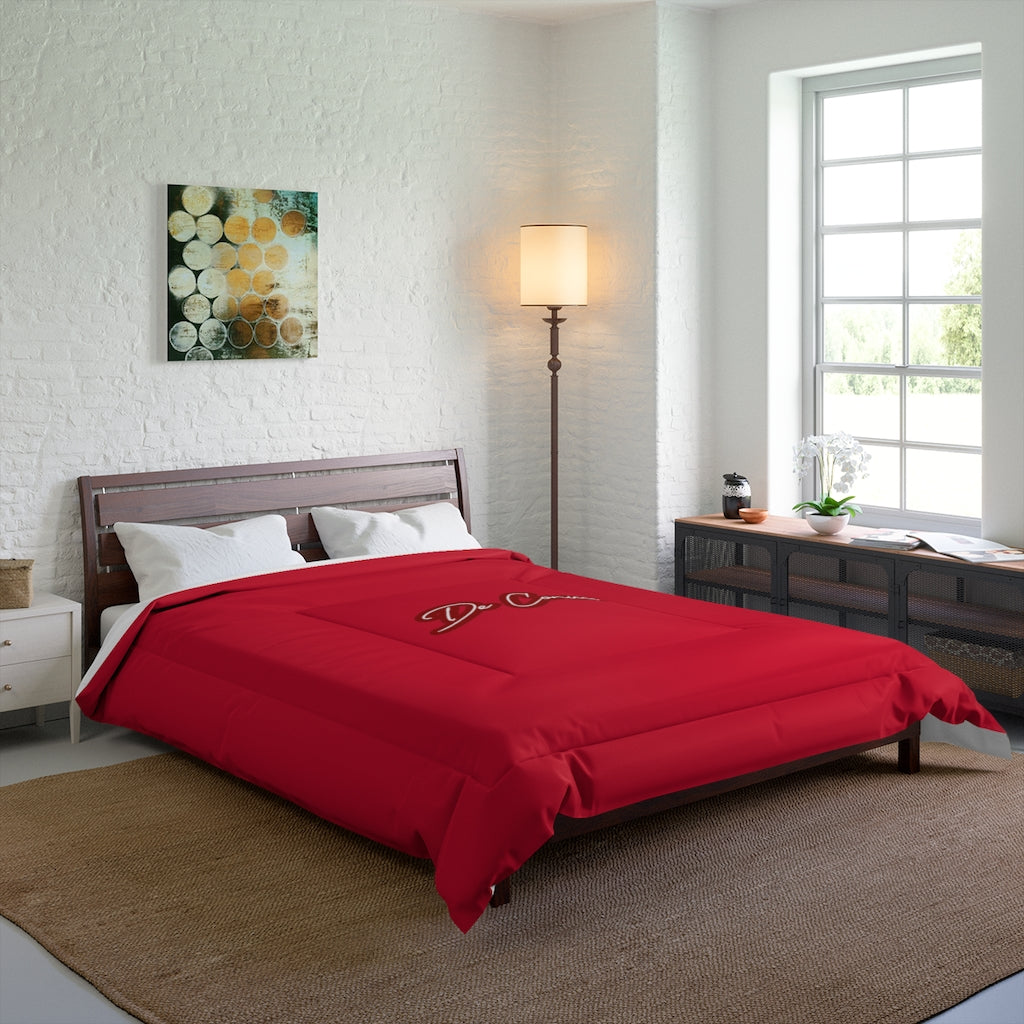 Comforter. Red