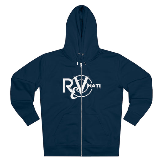Revonati hoodie. Navy Blue/white