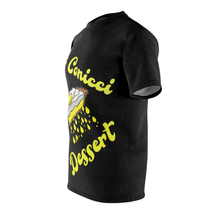 Lemon pie dessert black