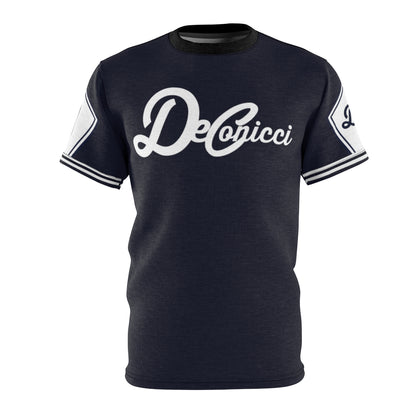 Navy blue short sleeve with logo