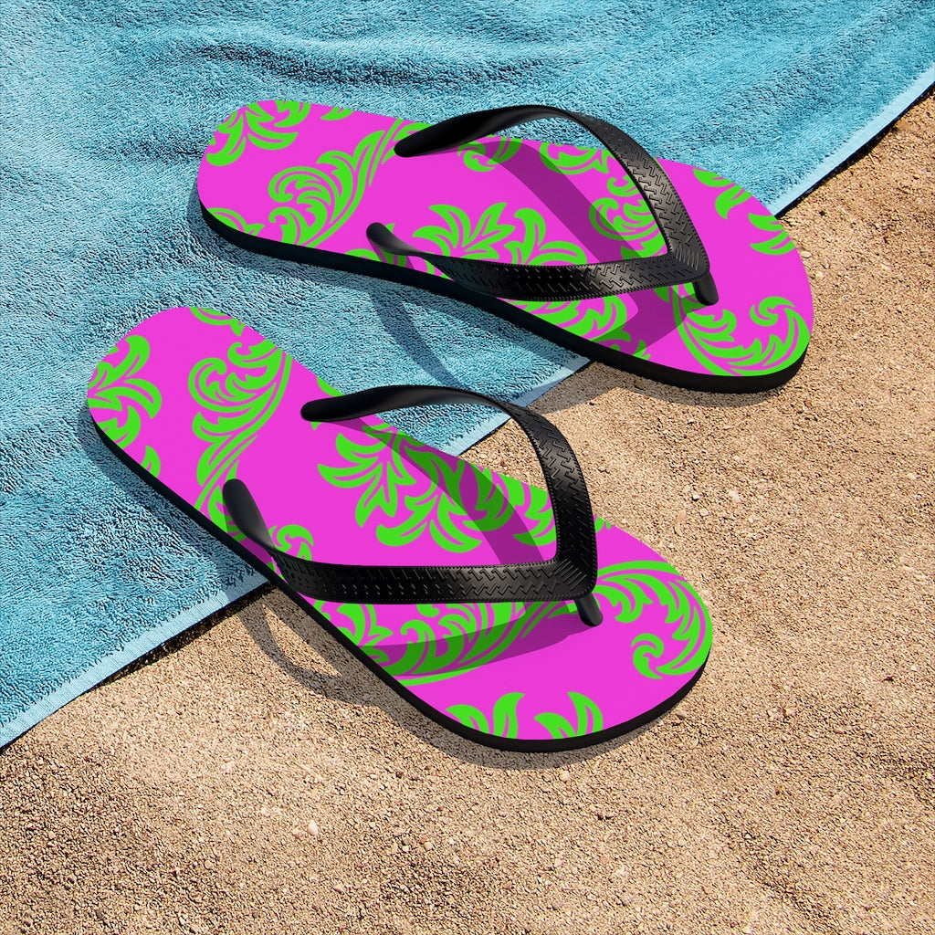Unisex Neon Flip-Flops