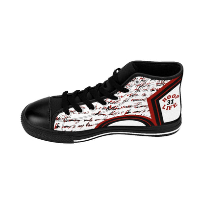 Hoop 31 Life White Red and Black color way