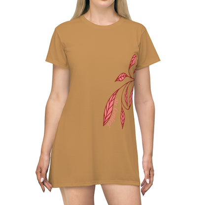 Beautiful Butter Cup De Conicci T-Shirt Dress With Summer Breeze Logo