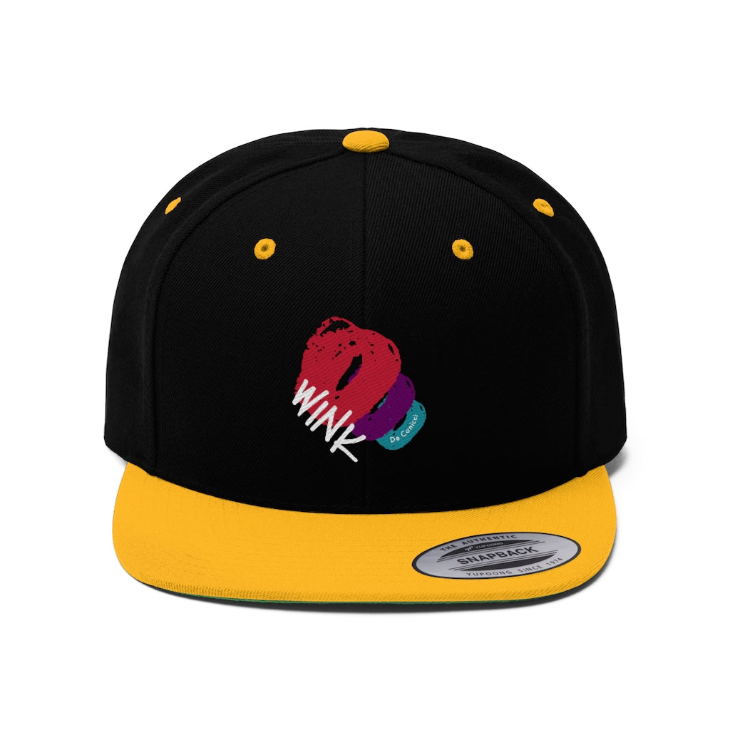 Wink Flat Bill Hat