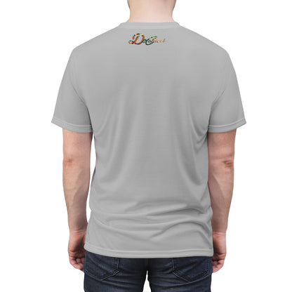 Wrap around shirt gray
