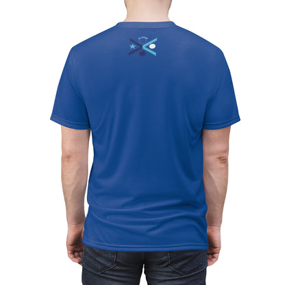 City Life Harlem short sleeve. Blue