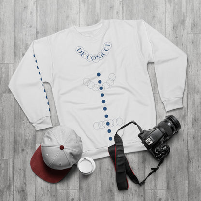 De Conicci Avenue Blue long sleeve. white