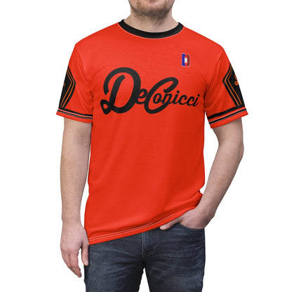 Basketball orange shoe short sleeve