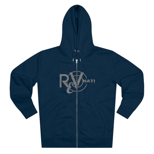 Revonati hoodie. Navy/gray