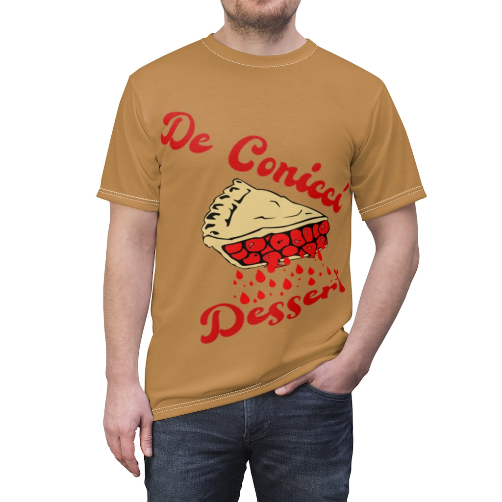 Cherry pie dessert brown