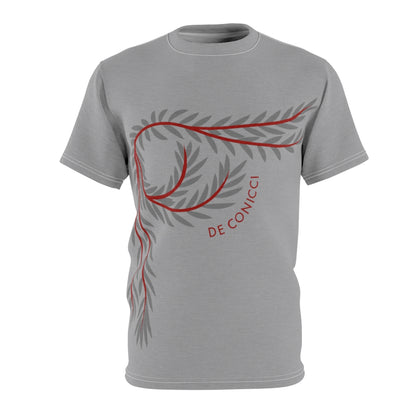 De conicci authentic rare collection stream vine shirt. silvery