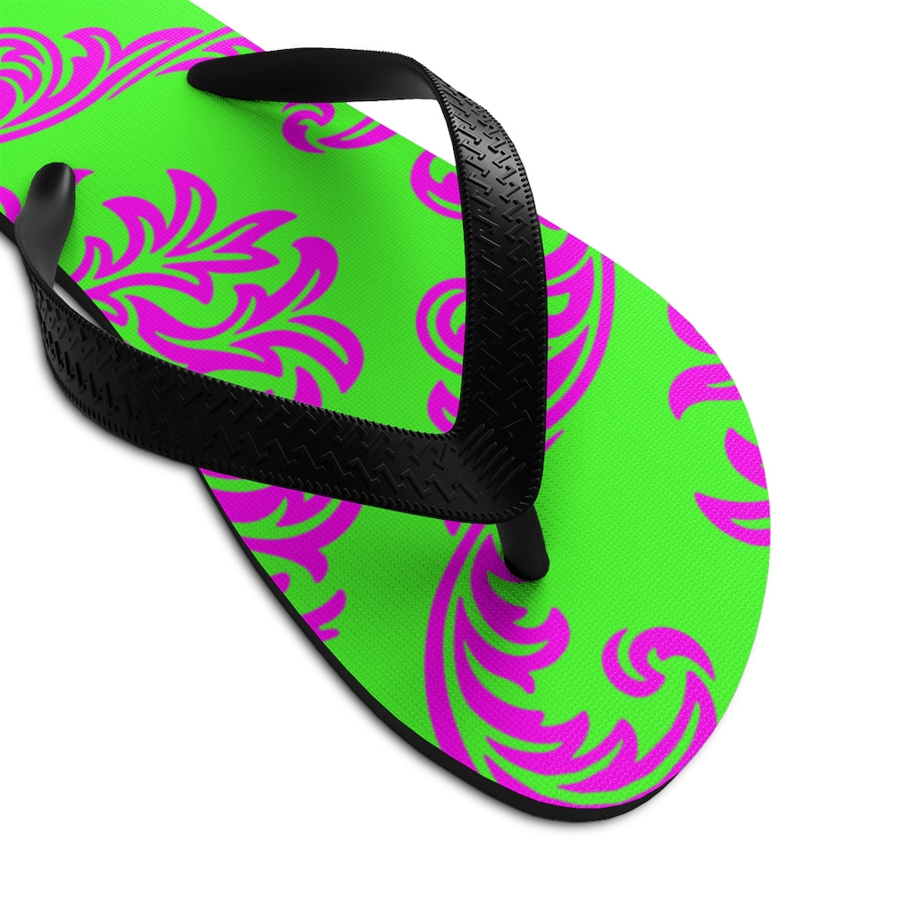 Unisex Neon Flip-Flops