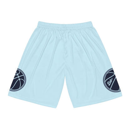 Navy Baby Blue Basketball Shorts