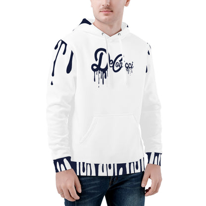 Navy Drip Hoodie