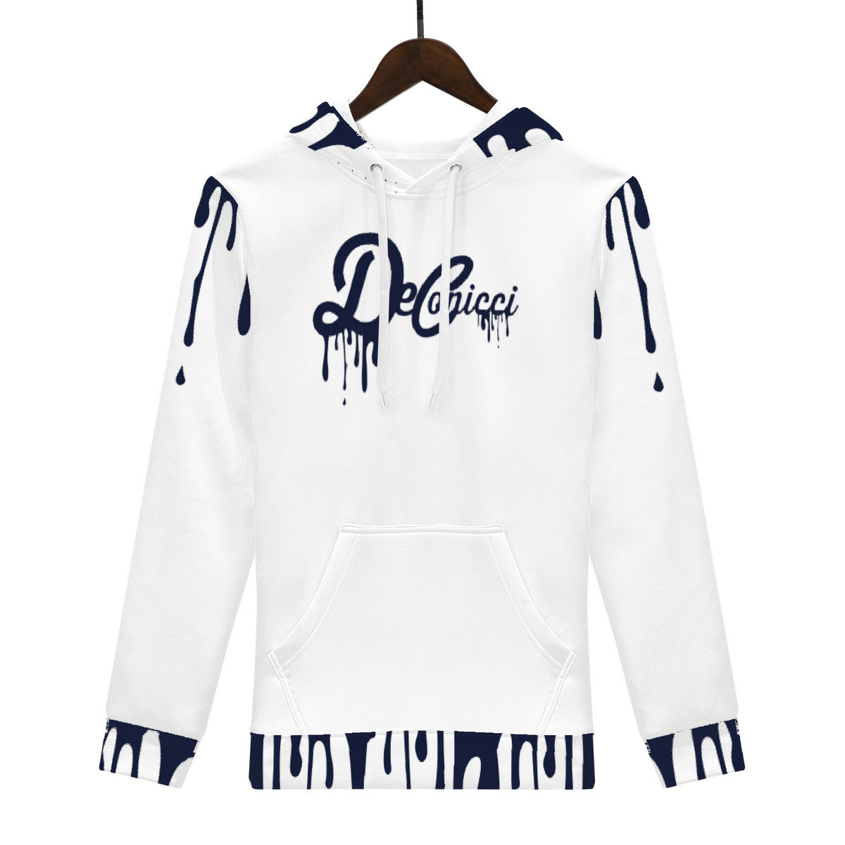 Navy Drip Hoodie