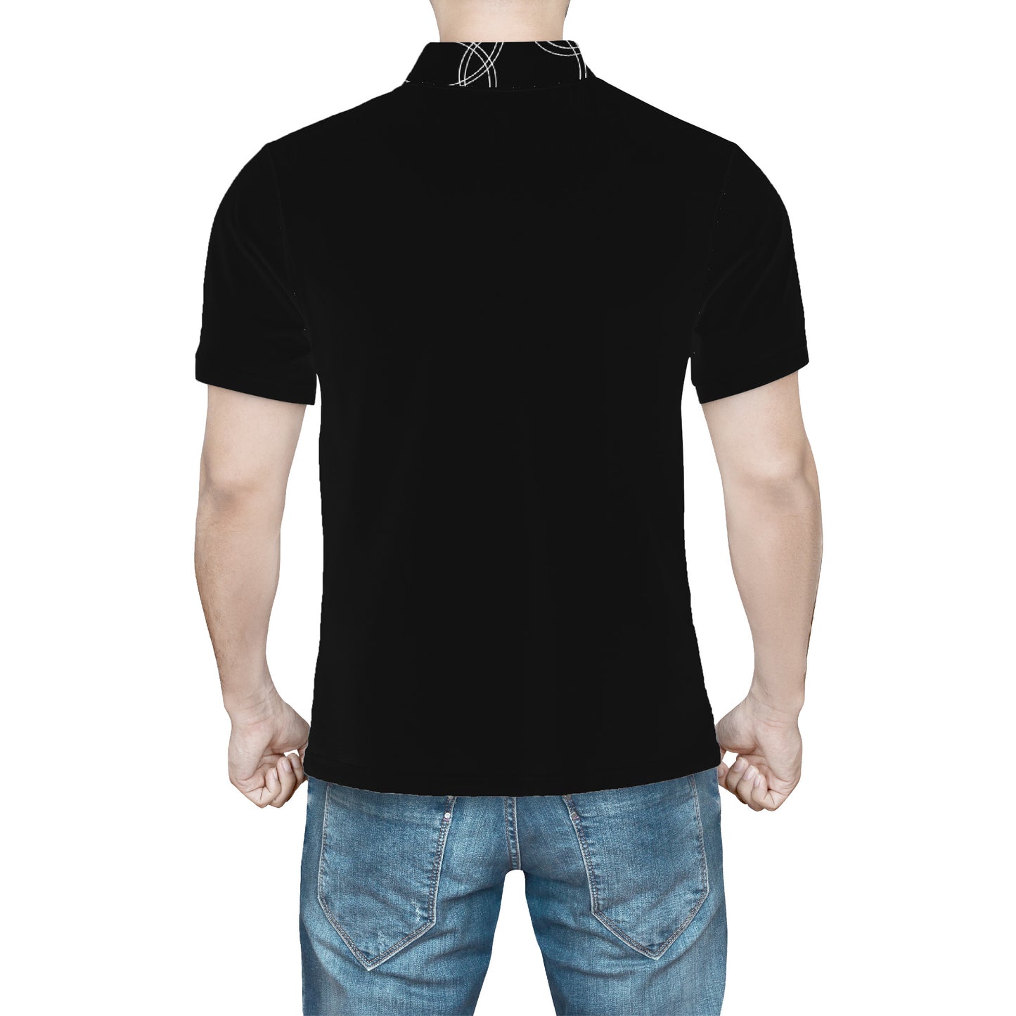 Vinny black and white Polo