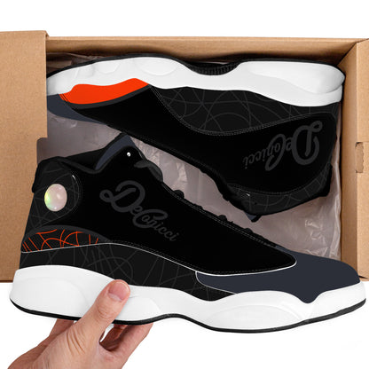 Black Orange Hoop 31